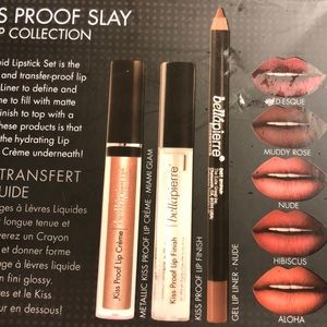 Bellapierre Metallic Kiss Proof Slay Nwt